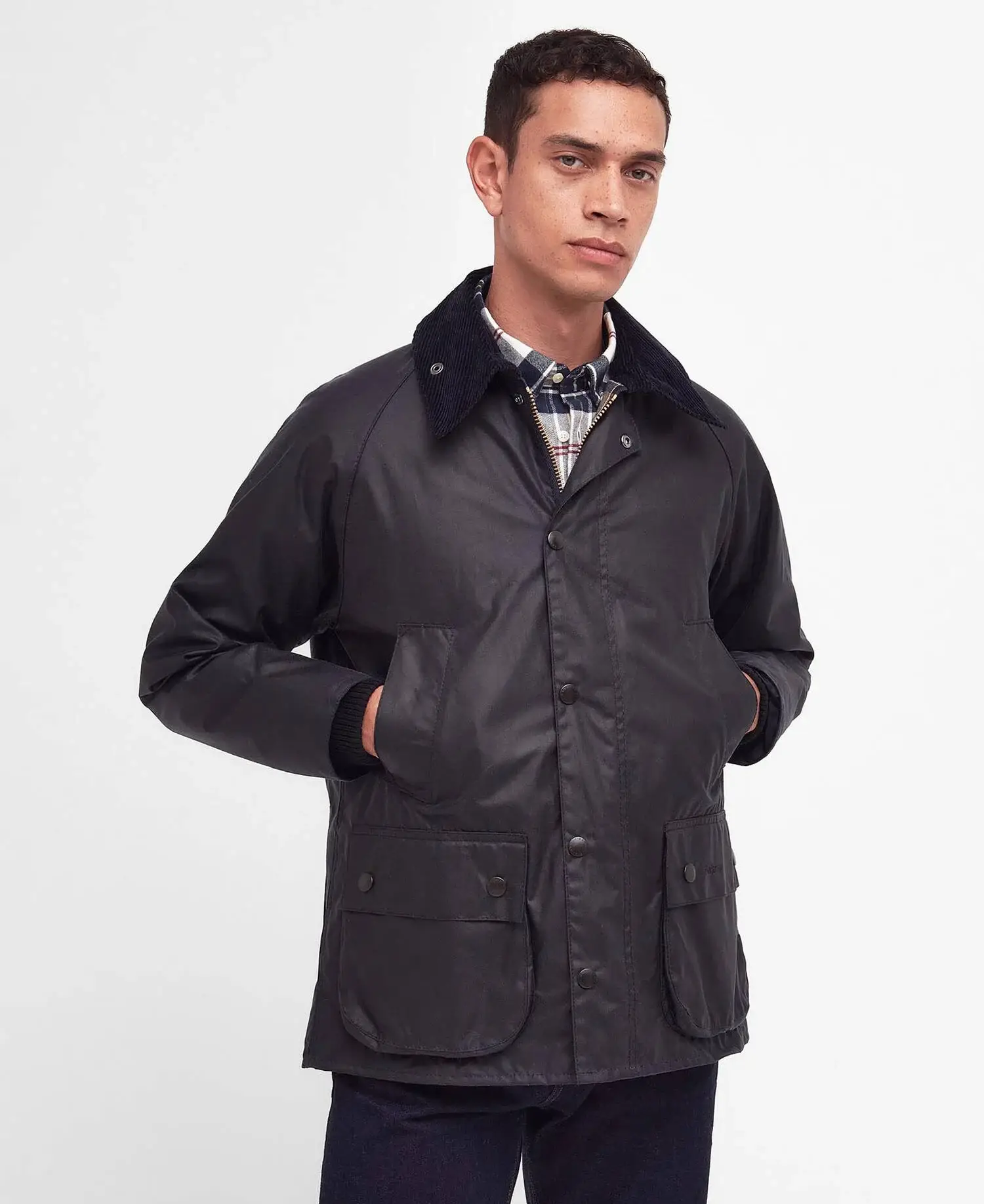 Barbour Bedale® Waxed Jacket Classic Navy (7)