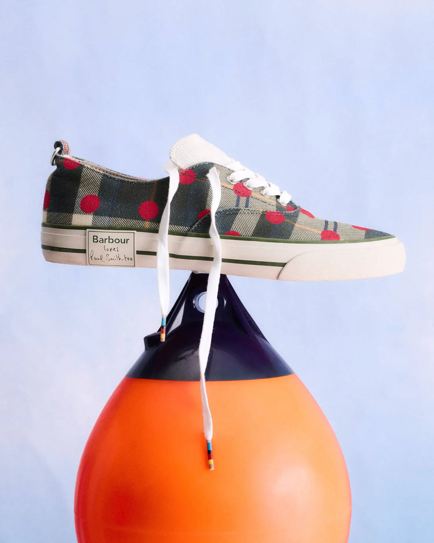 Scarpe Da Tennis Da Donna Paul Smith Loves Barbour Ancient Tartan (1)